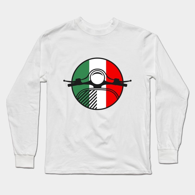 Vespa T-shirt Long Sleeve T-Shirt by launakey